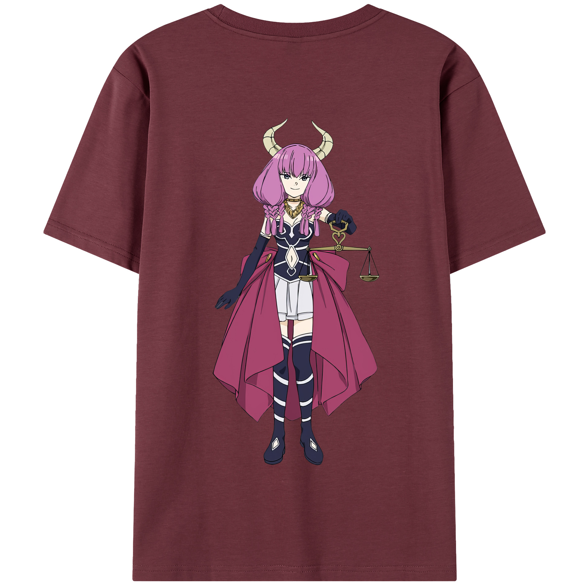 （画像用） 葬送のフリーレン Frieren 綿100％半袖Tシャツ（背面プリント）